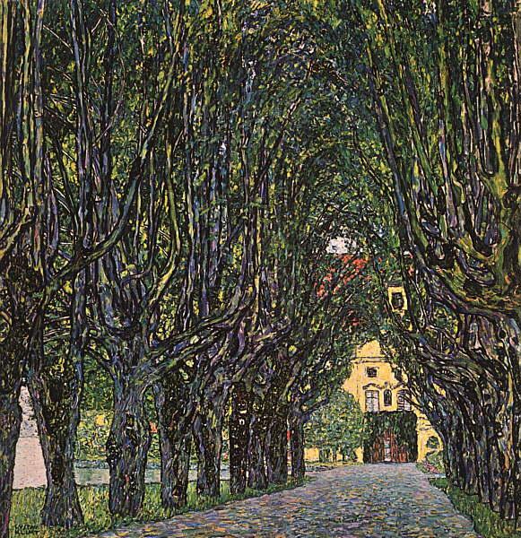 Gustav Klimt Avenue in Schloss Kammer Park china oil painting image